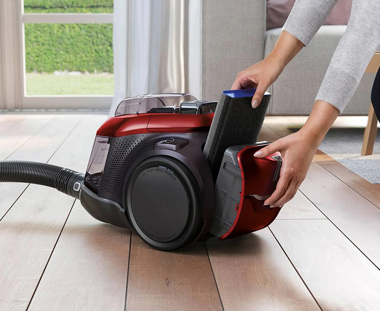Electrolux Pure C9 Animal Bagless Vacuum - Chilli Red - Image 3