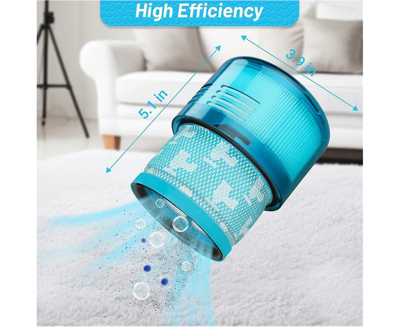 Dyson Gen 5 Cordless Vacuum Cleaner Hepa Filter(3PC) - Image 8