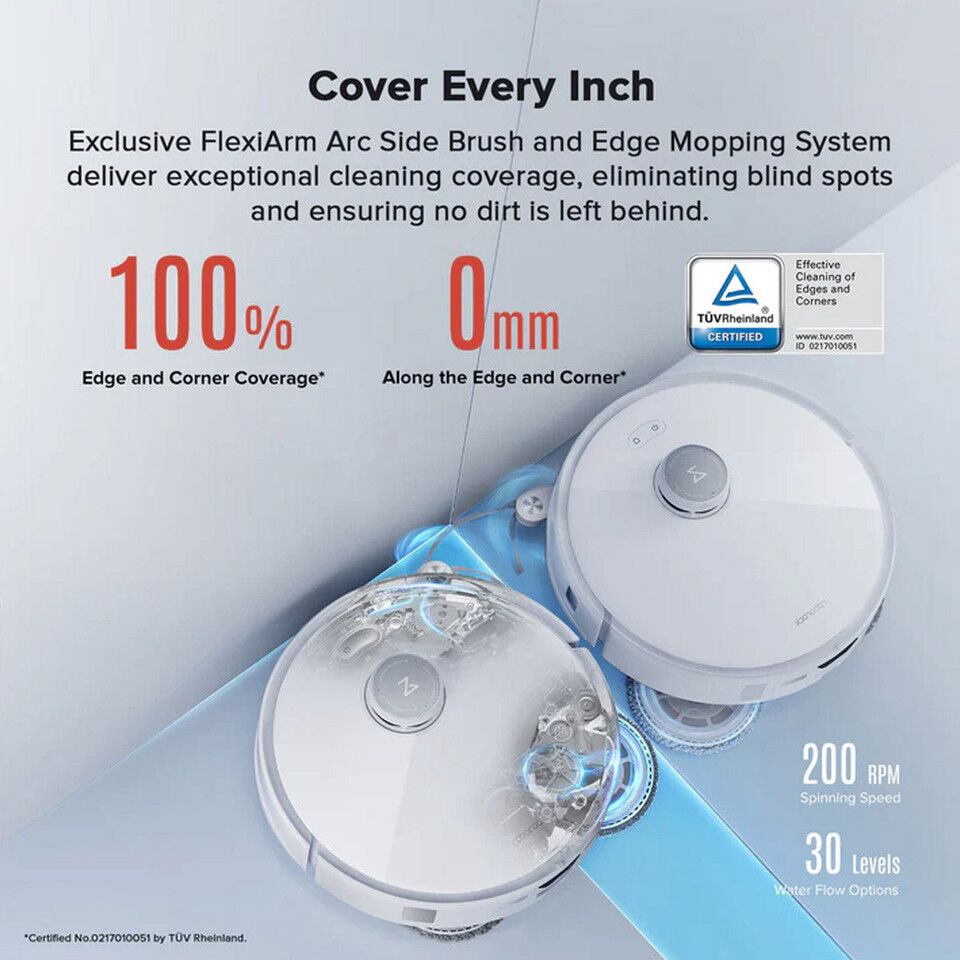 Roborock Qrevo Curv Robot Vacuum with Multifunctional + Multi-functional Steam Mop (Free) - Image 12