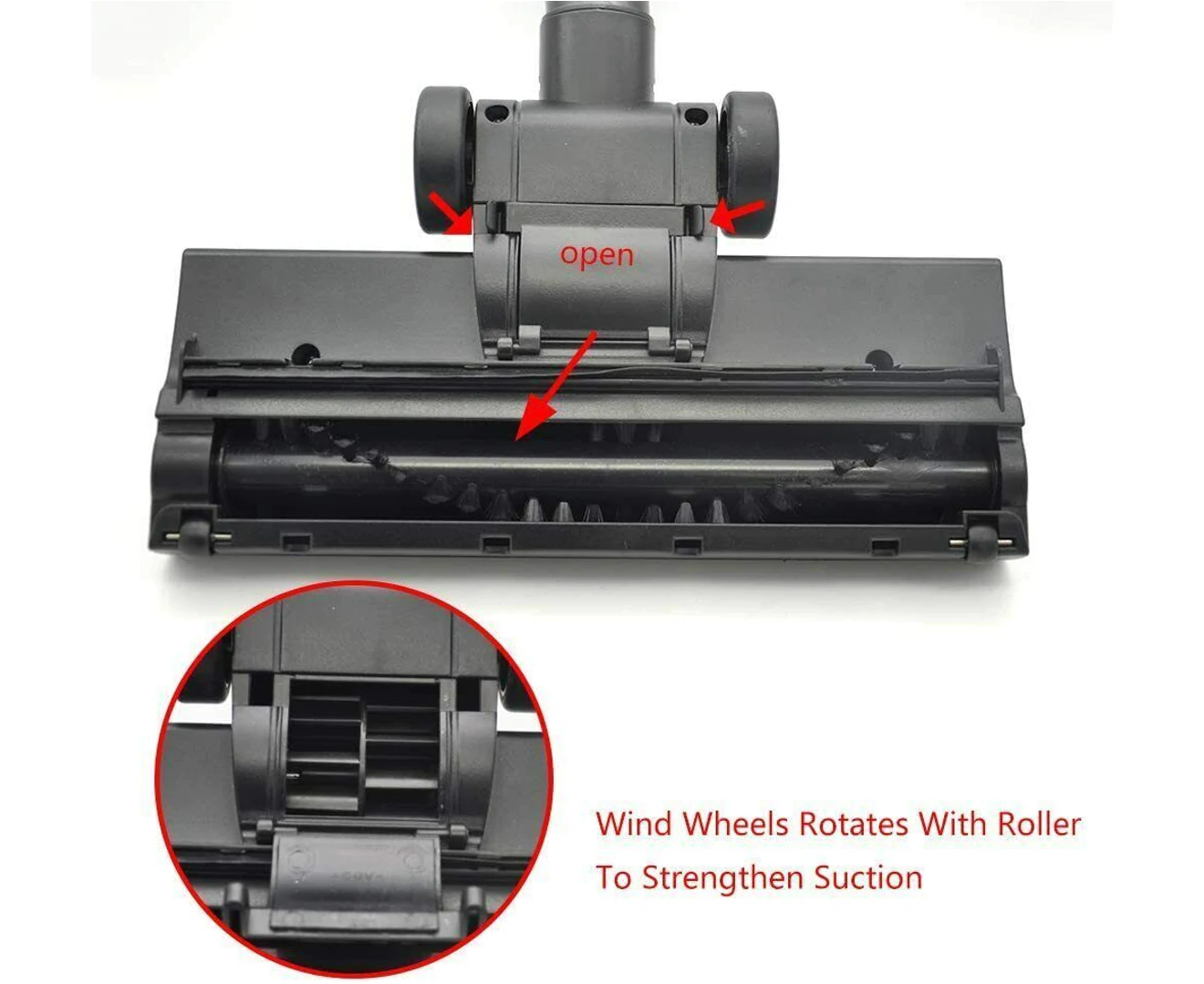 Replacement Turbo Vacuum Head for Miele Vacuum Cleaners - Image 4