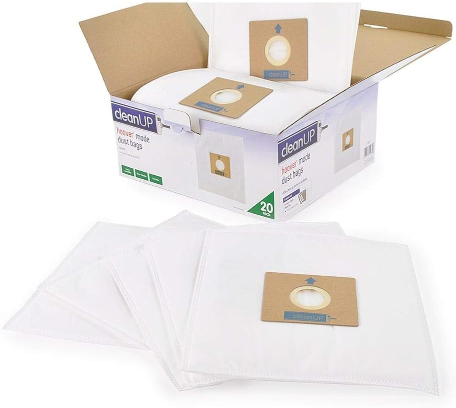 Clean Up Hoover Action & Mode Vacuum Bags 20Pk Micro Filtration - Vacuum Cleaner Bags